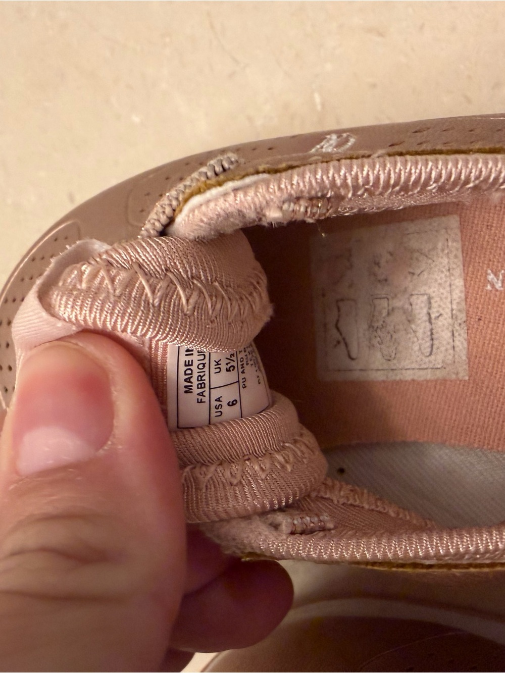 Ralph Lauren Rose-Tone Leather Lace-Up Sneakers - Picture 5 of 6